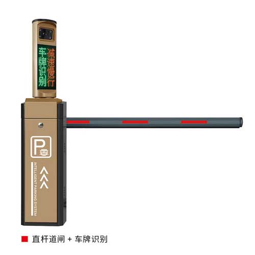 直桿道閘+車牌識別